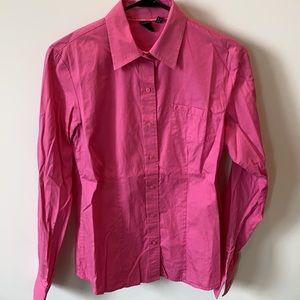 Cruel Girl Ling Sleeve Button Down Shirt